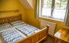 Sypialnia z łóżkiem, Hotel Sirákov ***, Liptál, Czechy