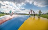 Obrovská vzduchová trampolína, Hotel Obří Sud 