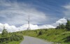 Tower on the top of Praded - the highest peak of Jeseniky in Czech republic