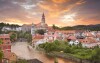 Český Krumlov zapsaný na seznamu UNESCO, jižní Čechy