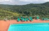 Vonakjší bazén pri Hoteli Villa Casalta Toskánsko Taliansko