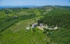 Panoramatický pohled na Hotel Villa Calaste Toskánsko Itálie