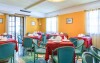 Restaurace, Hotel Panorama, Lago di Garda, Itálie