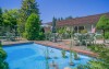 Letní terasa s bazénem, Ferienhotel Markersbach ***, Německo