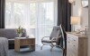 Elegantné izby tvoria príjemné prostredie pre pobyt