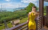Kilátás az erkélyről, Hotel Silverine Lake Resort, Balaton