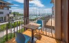 Kilátás az erkélyről, Hotel Silverine Lake Resort, Balaton
