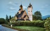 Kostol Wang v meste Karpacz, Poľsko