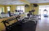 Ve fitness zóně si můžete i zacvičit