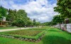 Kúpeľný park v krásnych Luhačoviciach