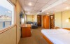 Izba - kajuta, Grand Jules Boat Hotel ***, Budapešť