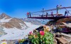 Parádny výhľad sa Vám naskytne pri výjazde lanovkou Stubaier Gletscher
