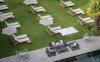 Zahrada s lehátky, Hotel Solea Südtirol ****, Schenna, Itálie