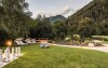Zahrada, Romantik Hotel Stafler ****, Tyrolsko, Itálie