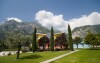 Szállodai kert, Garda Sporting Club Hotel ****, Riva del Garda (TN), Olaszország