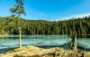 Jezero, Maiers Hotel, Bayerisch Eisenstein, Německo