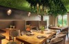 Stylová restaurace, Hotel Fischerwirt Natur.WaldSPA ****, Faistenau, Rakousko