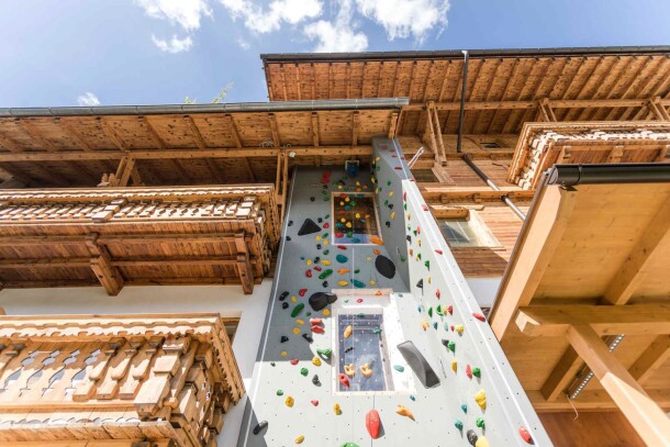 Lezecká stěna, Alpenhotel Tyrol ****, Achensee, Rakousko