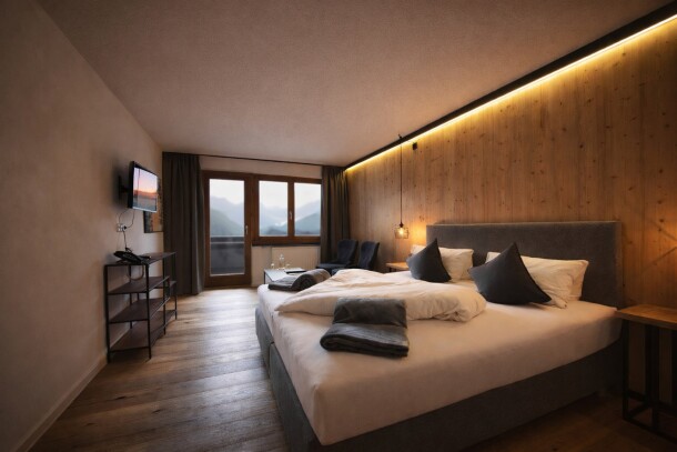 Pokoje, Berghotel Basur ****, Flirsch, Tyrolsko, Rakousko