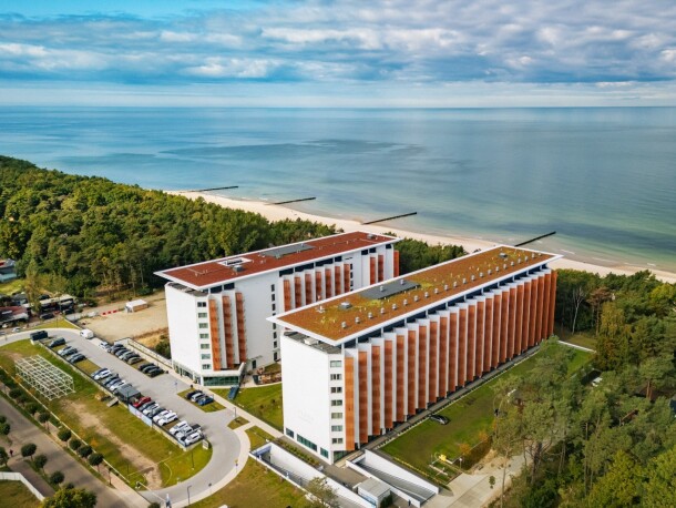 Plážový hotel, Pinea Resort, Pobierowo, Poľsko