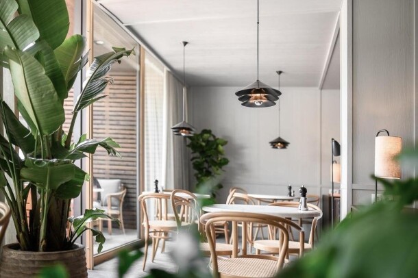 Restaurace, Hotel Schwarzschmied ****, Lana BZ, Itálie  