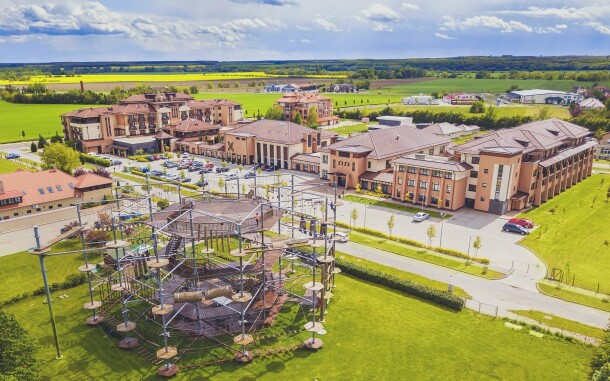 Lanový park, Hotel Caramell Premium Resort ****, Bükfürdő