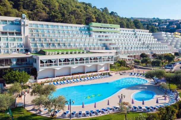 Hotel s bazénom, Hotel Hedera, Rabac, Chorvátsko