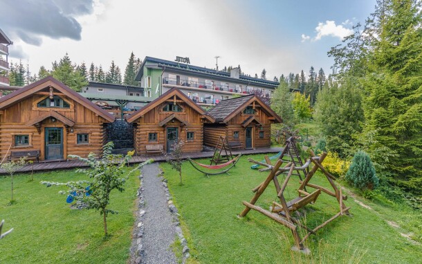 A Hotel Nezábudka *** rönkházai, Magas-Tátra