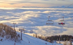 Lyžování v Krkonoších