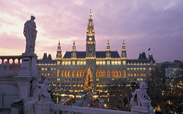 Viedeňská radnica a parlament