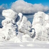 Krkonošský národní park v zimě