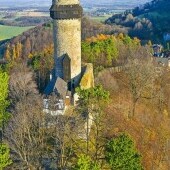 Strallenberg várának romjai és Štramberk Trúba torony