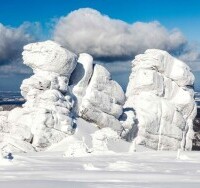 Krkonošský národný park v zime