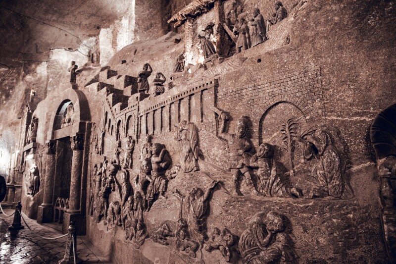 Wieliczka soľná baňa