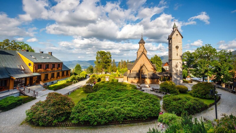 Město <em> Karpacz </em>– perla polských Krkonoš