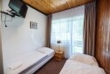 Dvoulůžkový pokoj s oddělenými postelemi a balkónem, Rekreační areál Na Trojáku, Hošťálková