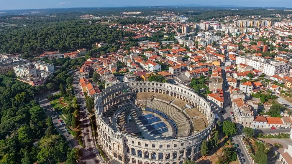 TOP horvátországi látnivalók: Pulai Aréna