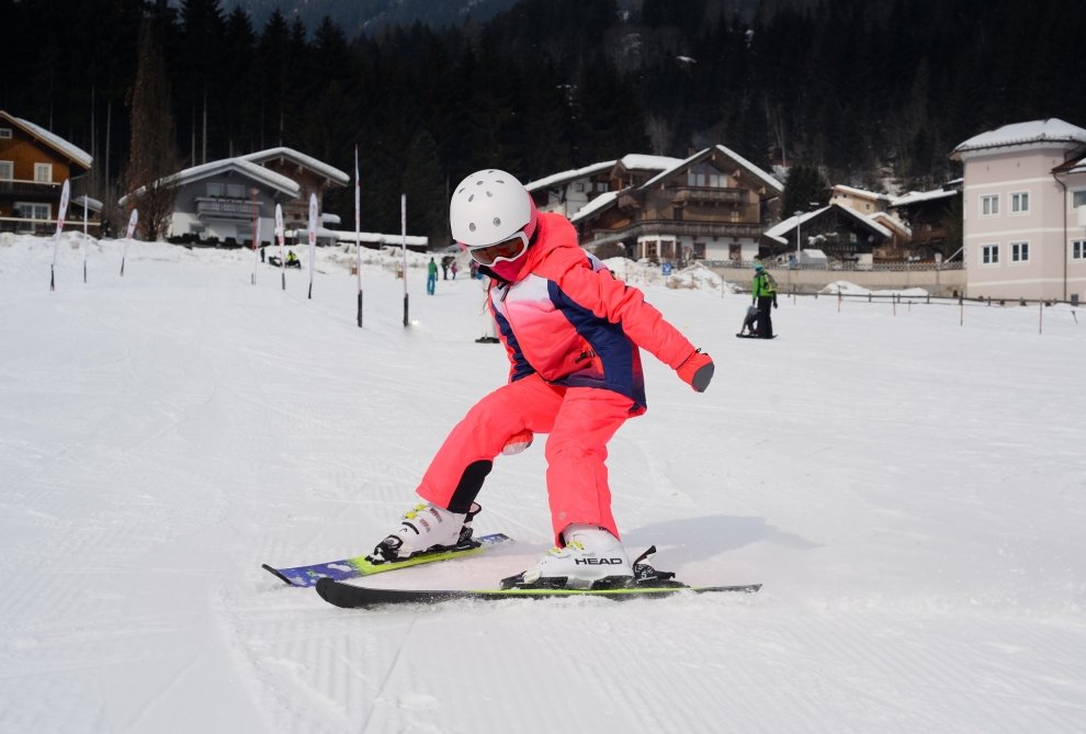 dítě snowboard