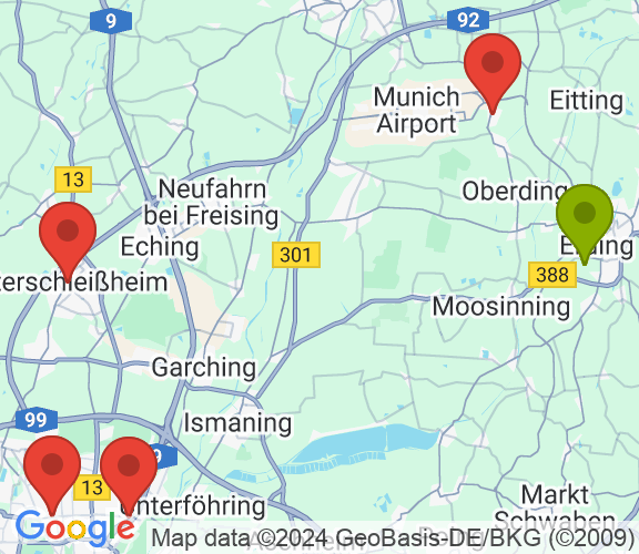 Aquapark Therme Erding u Mnichova: 2 vstupenky + ubytování - static map