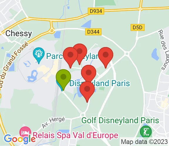 Magic Over Disney® v Disneyland® Paris: 3x vstupenka a ubytování - static map