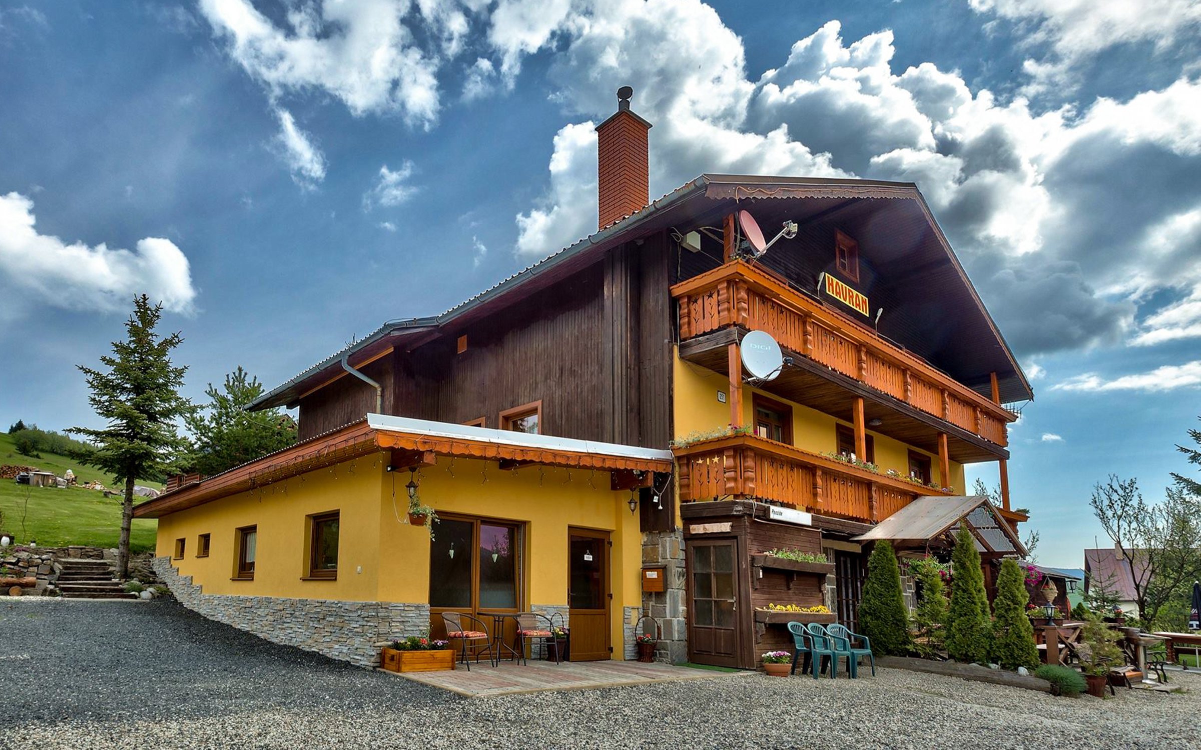 Belianské Tatry: Ždiar u Stezky korunami stromů v Penzionu Havran se snídaní, vířivkou a vyžitím