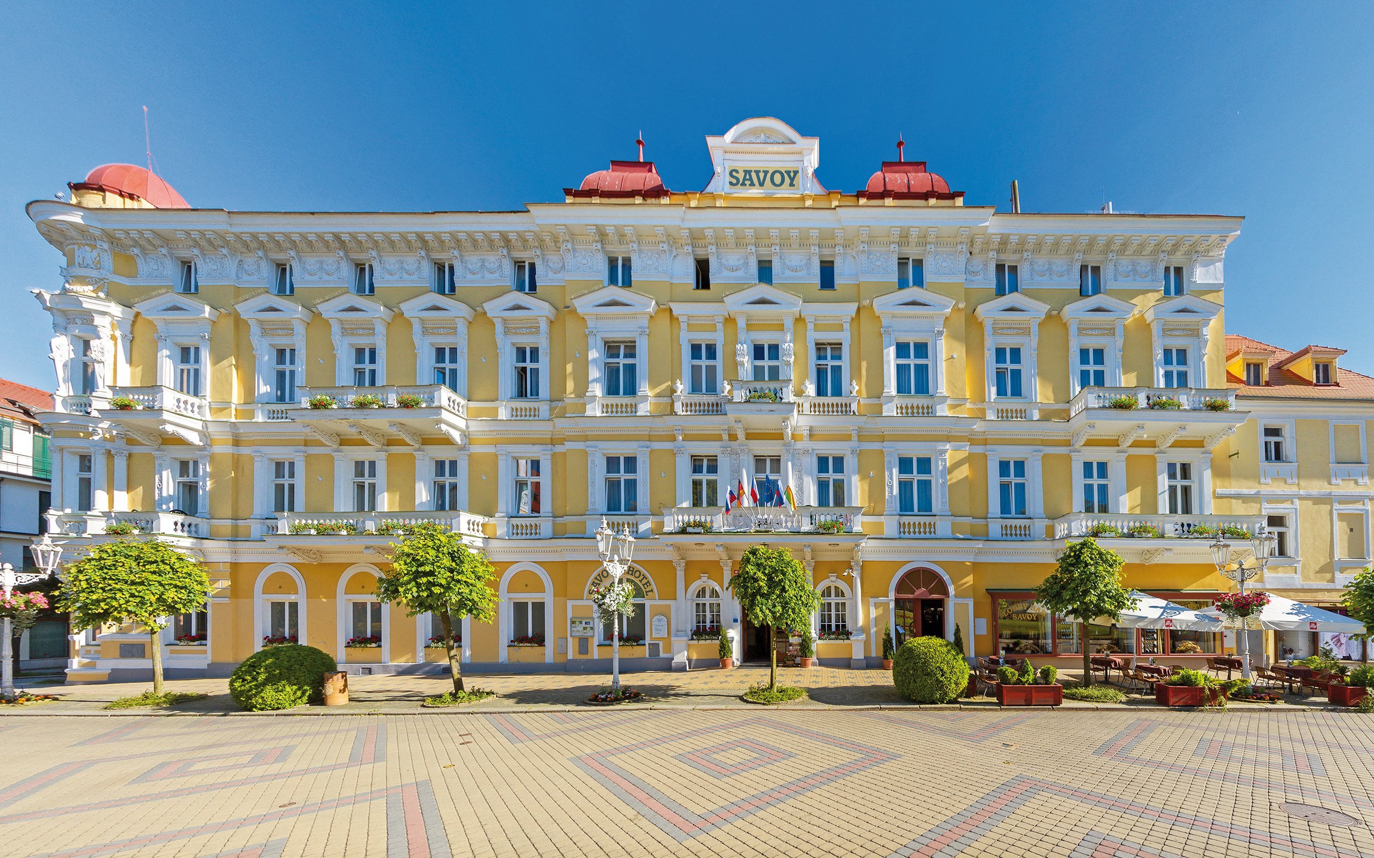 Františkovy Lázně: Pobyt ve Spa Hotelu Savoy **** s polopenzí, procedurami, bazénem a saunou + hudební večery