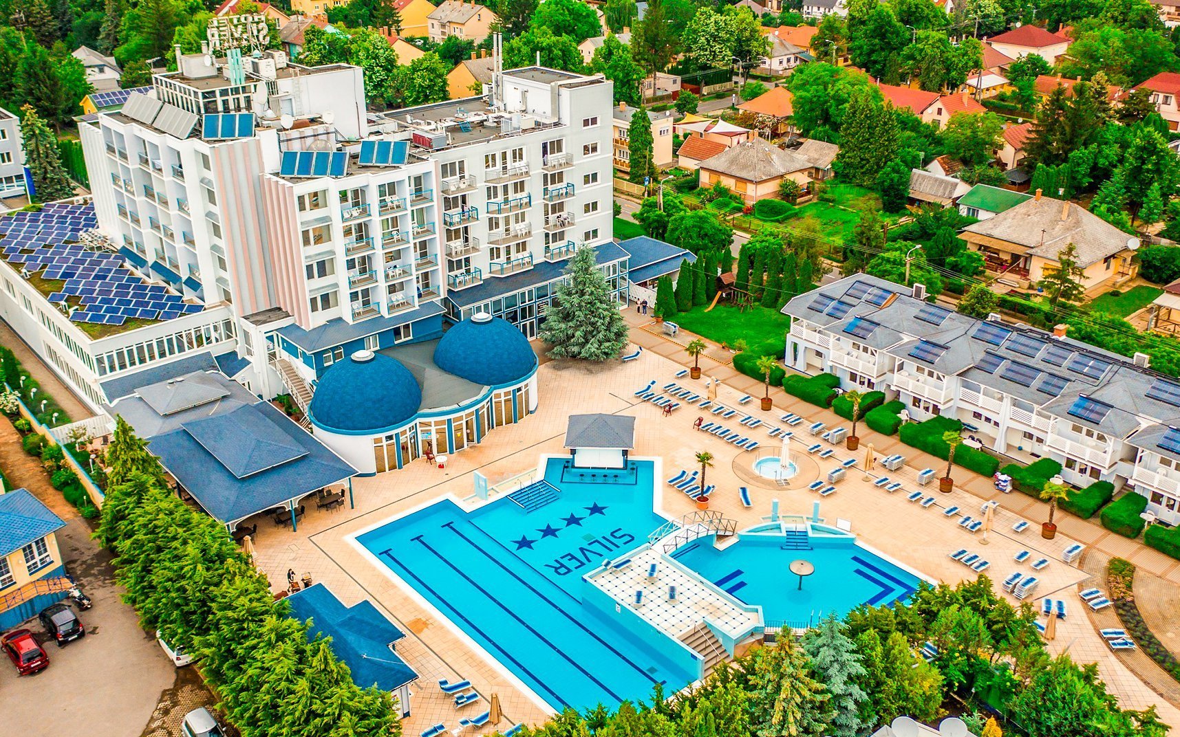 Lázně Hajdúszoboszló v Hotelu Silver **** s polopenzí, 2 aquaparky s klasickými a termálními bazény a wellness