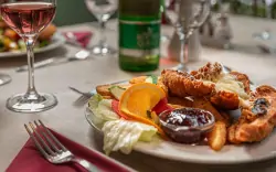 Raňajky, Hotel Lövér ***, Šopron, Maďarsko