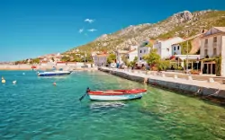 Chorvátsko: Karlobag len 400 m od pláže v Apartmánoch Marinko až pre 5 osôb s balkónom a vlastnou kuchyňou