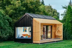 Tiny house v Ostrave pri prírode aj pamiatkach: Domček Ostravinka s raňajkami a kuchynkou + Netflix a terasa