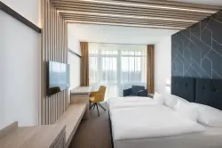 Moderná hotelová izba, Hunguest Hotel Helios Hévíz ****, Hévíz, Balaton, Maďarsko