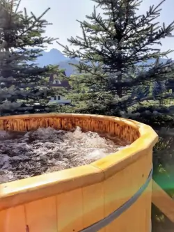 Kúpací sud, Willa Tatrzanski Zomecek ***, Poľské Tatry