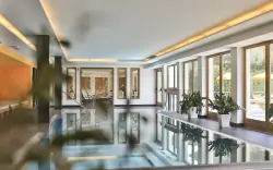 Krytý bazén, Biohotel theiner's garten ****, Gargazzone BZ, Taliansko