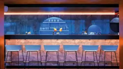 Bar, Hey Lou Hotel Nördlingen, Švábsko, Nemecko